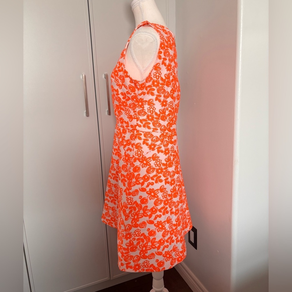 Betsey Johnson Orange Sleeveless Sundress Mini - Picture 7 of 12